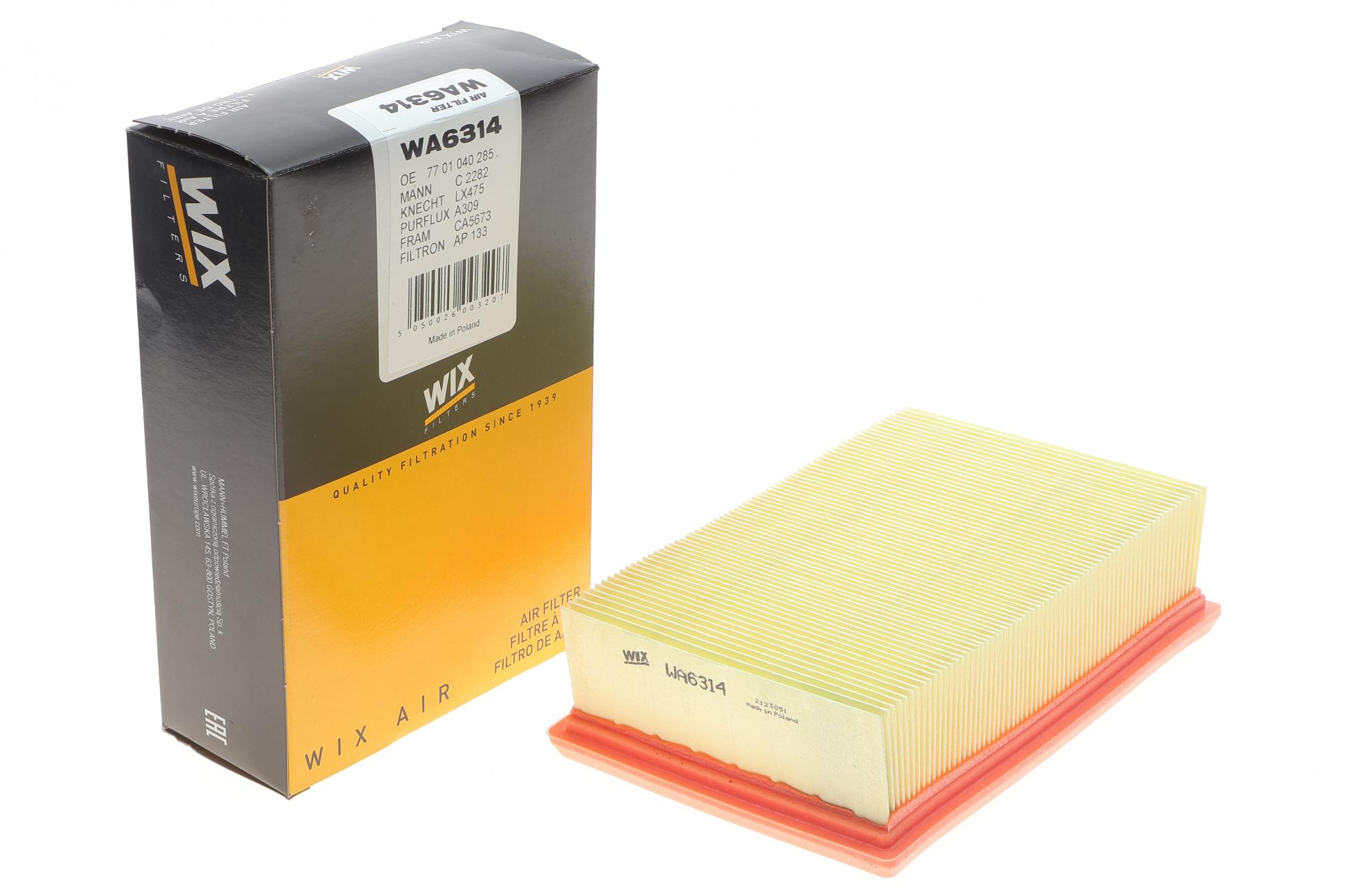 WA6314 WIX FILTERS